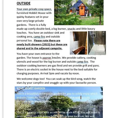 The Hobbit House And Secret Garden Villa Taunton Exterior photo